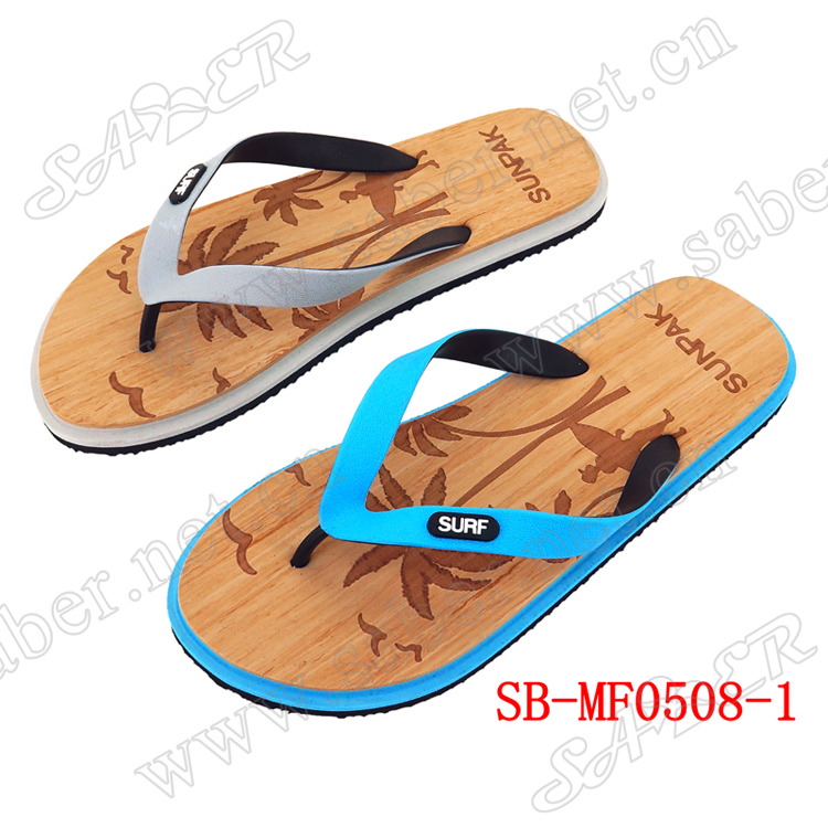 Promotion Latest Beach PVC PE Man Slide Flip Flop Casual slipper