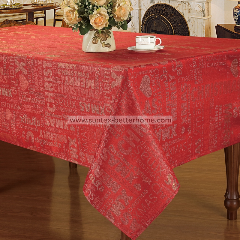 Polyester Table Cover Rectangle Tablecloth Jacquard Table Cloth