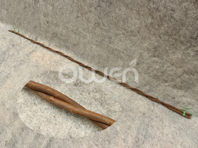 Willow woven poles