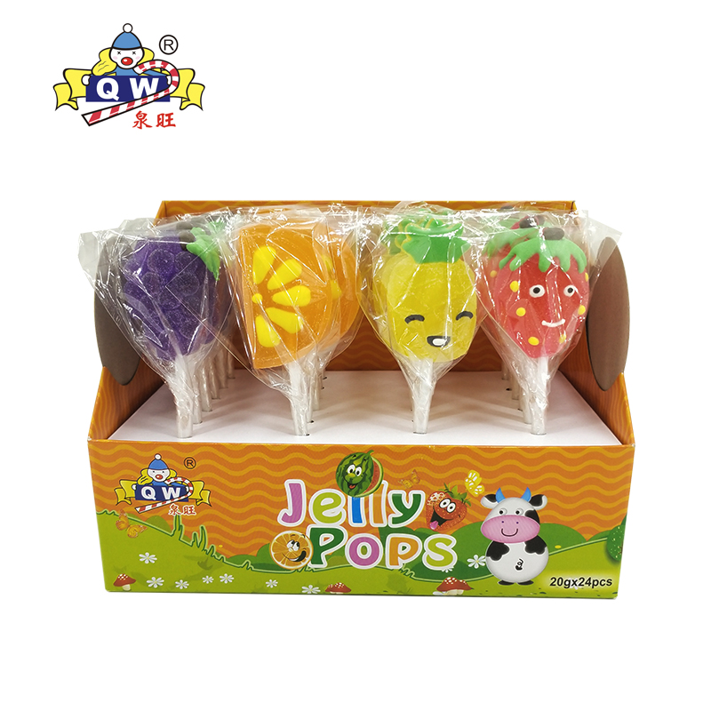 20g fruit jelly lollipop