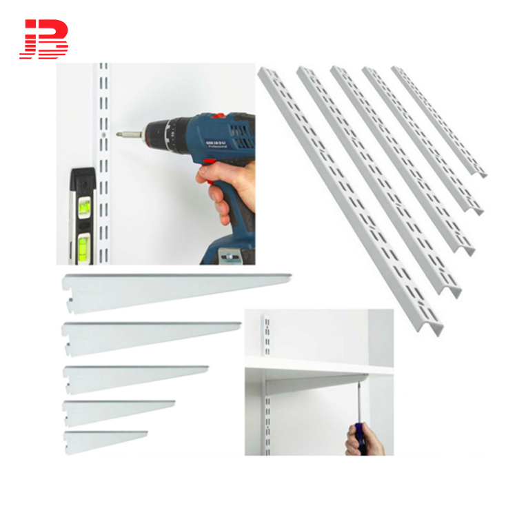 Bracket for glass shelf