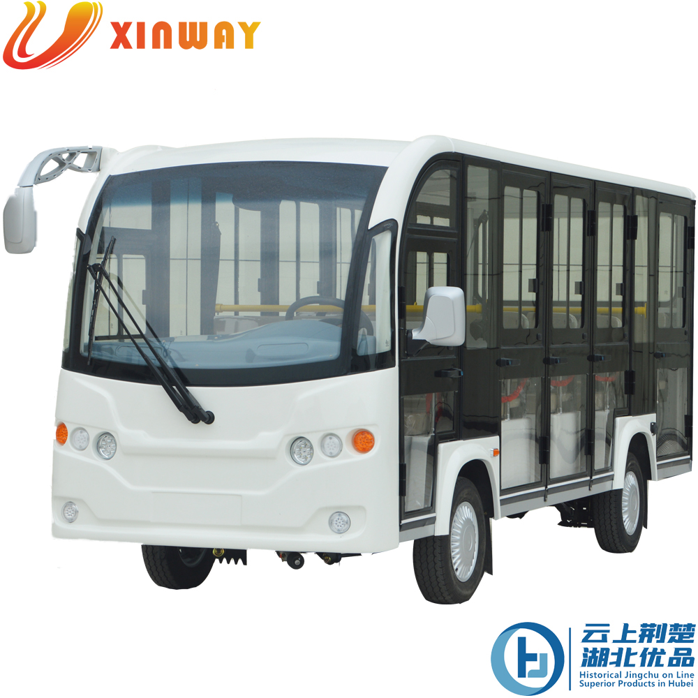 14 seats enclosed electric sightseeing bus