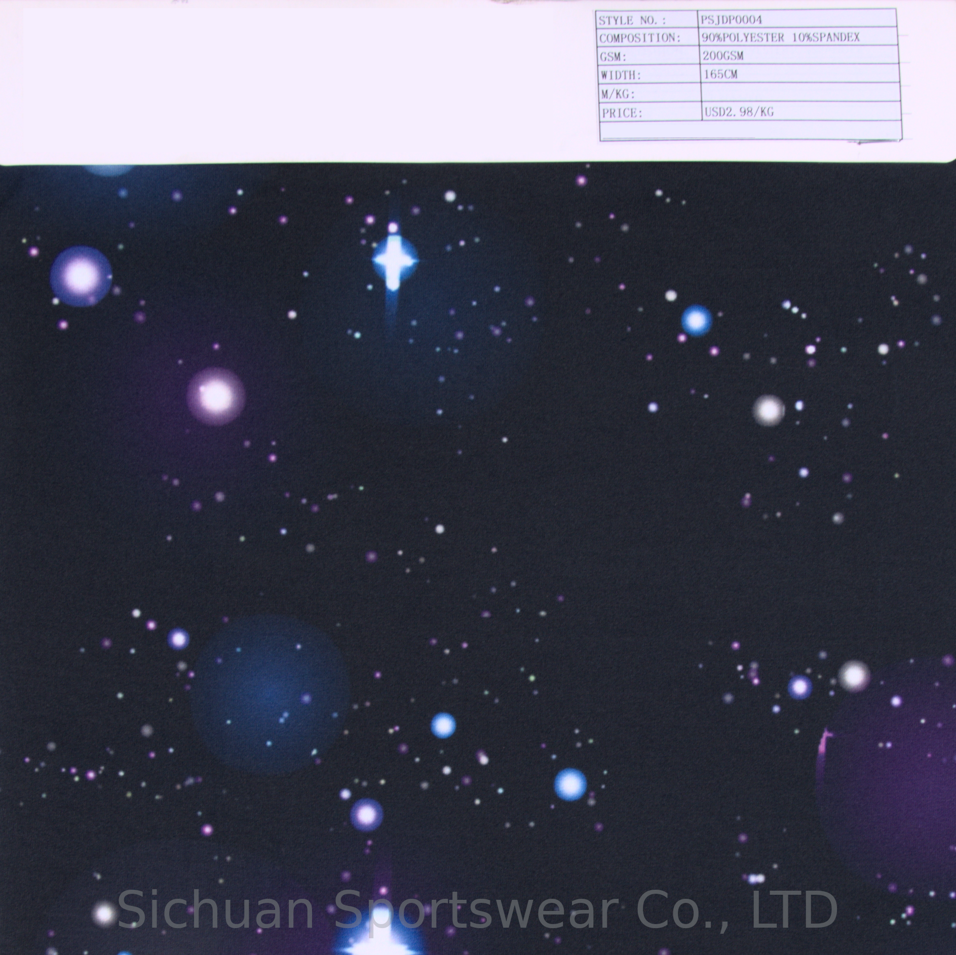 Digital Print Jersey Of Sportswear Fabric