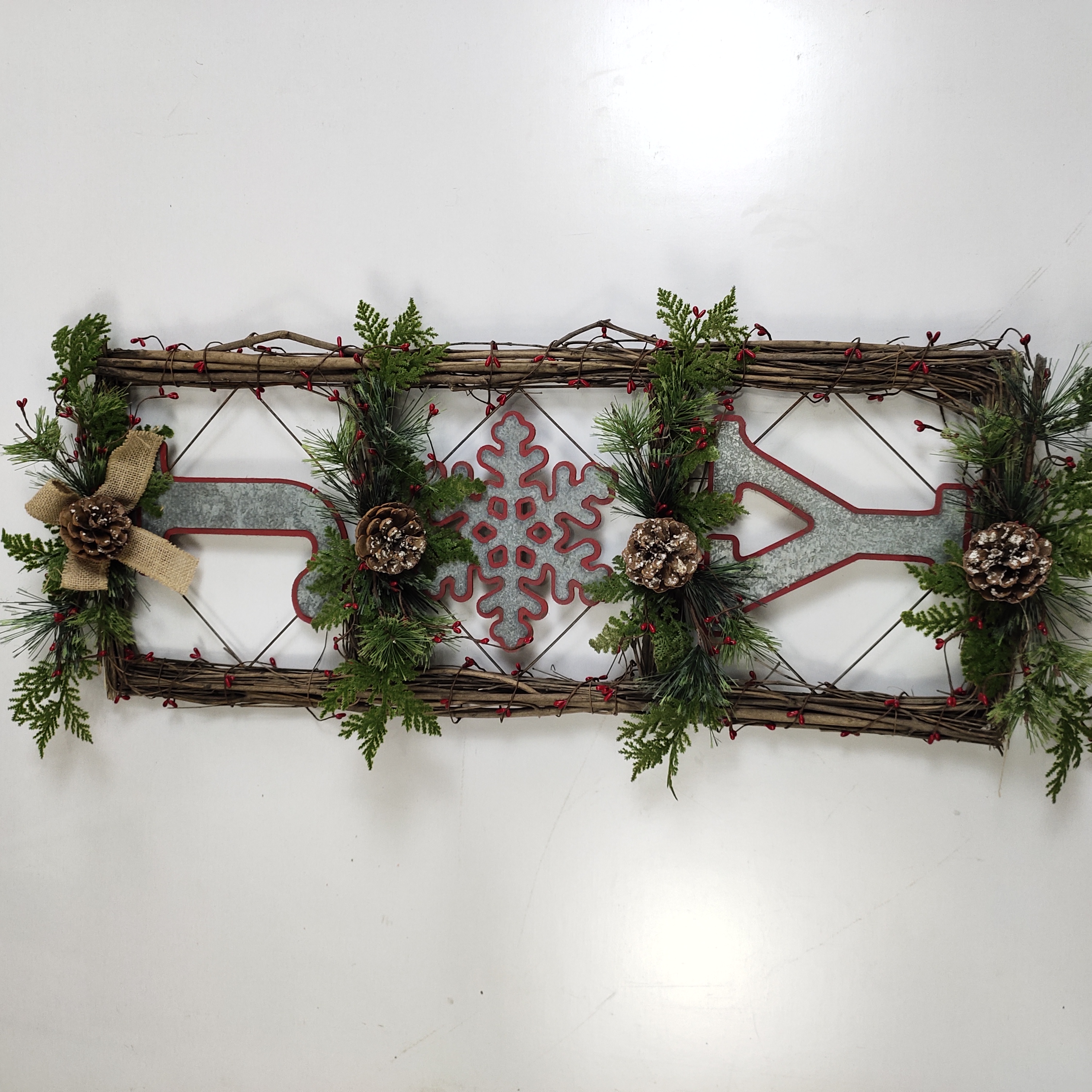 JOY wreath for Christmas