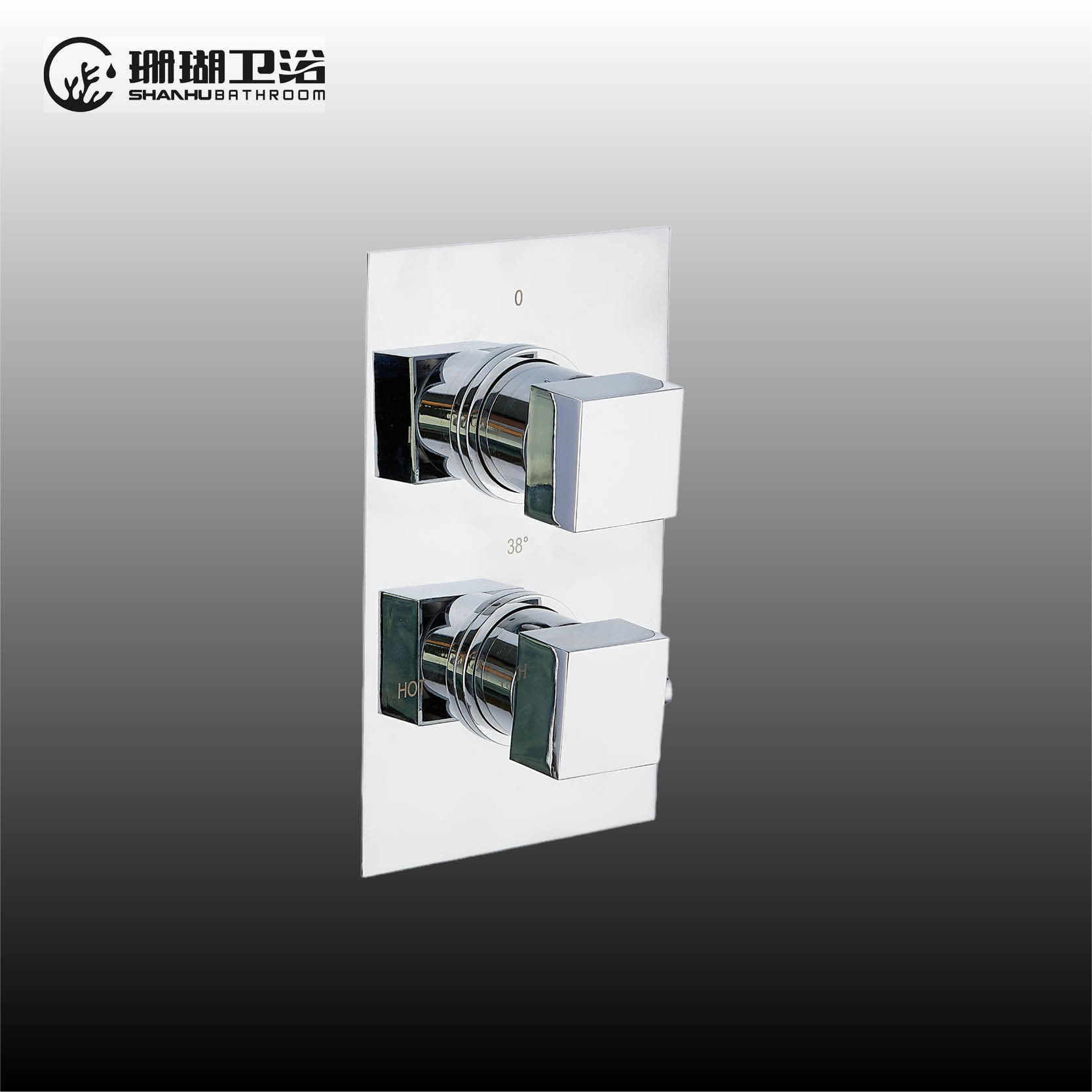 Thermostatic concealed shower valve-two functionT85612