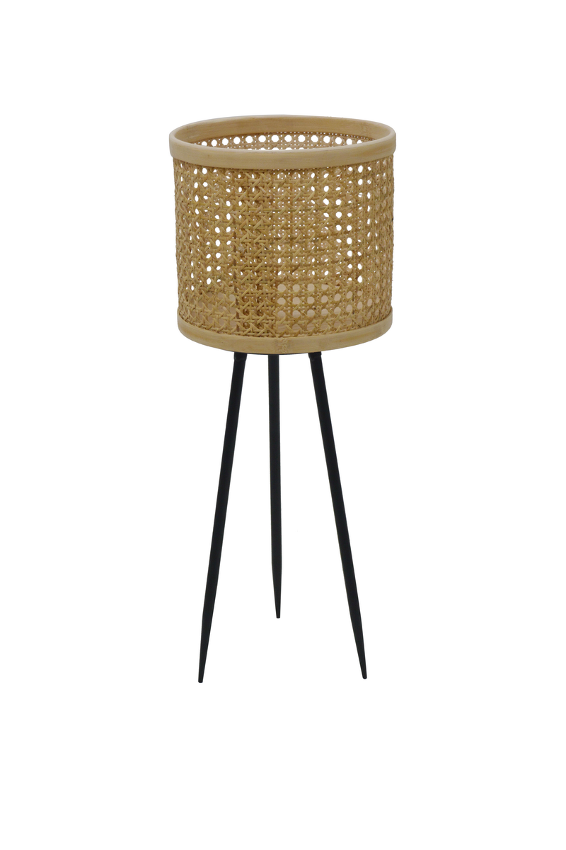 rattan floor lampshade