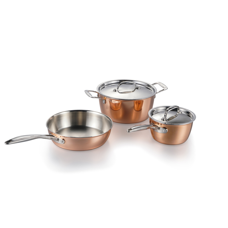 stainless steel pot 3pcs/set