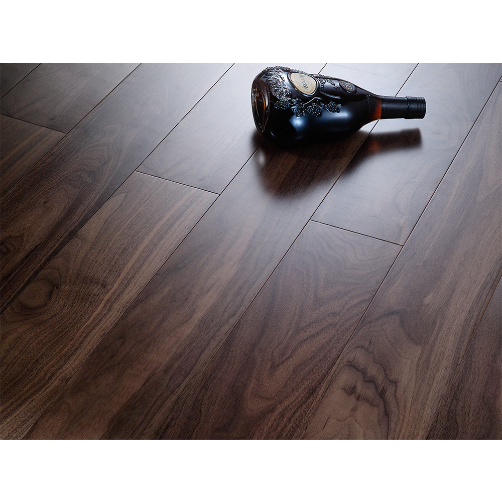 High end luxury engineered walnut hardwood solid flooring parquetry