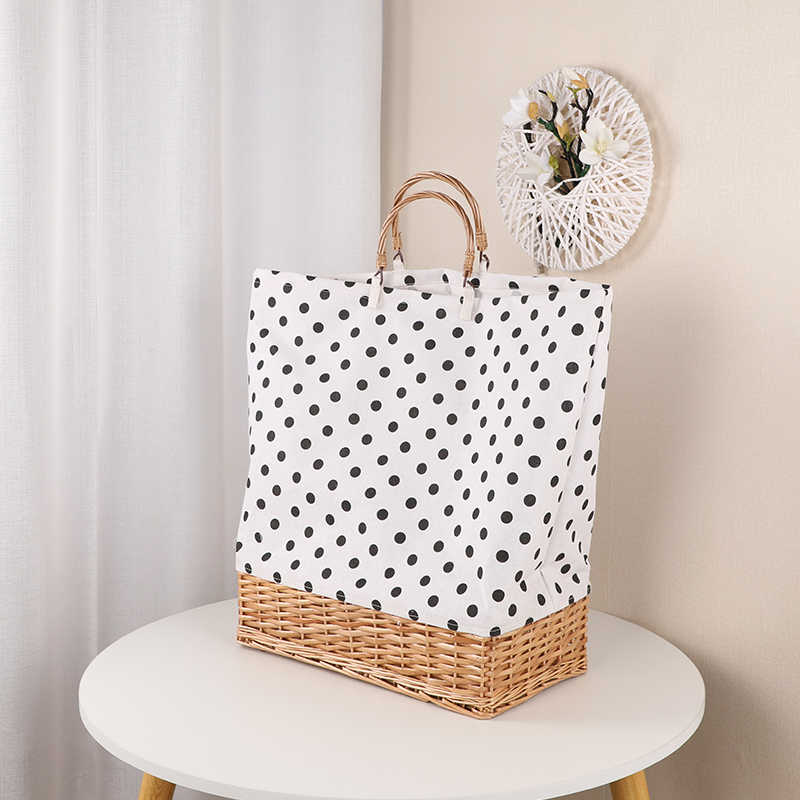 Fabric storage baskets