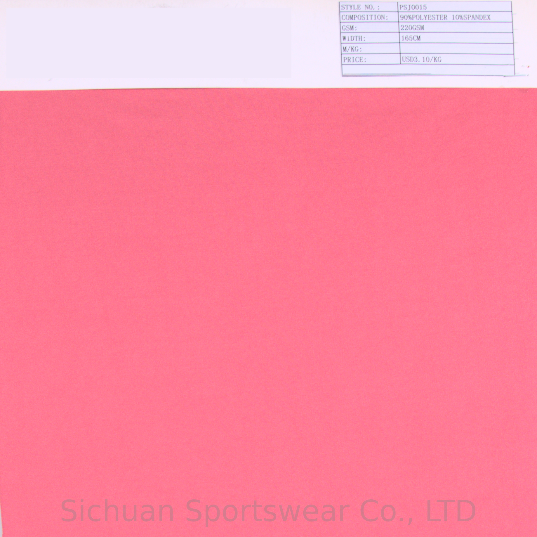 Sportswear Jersey Fabric