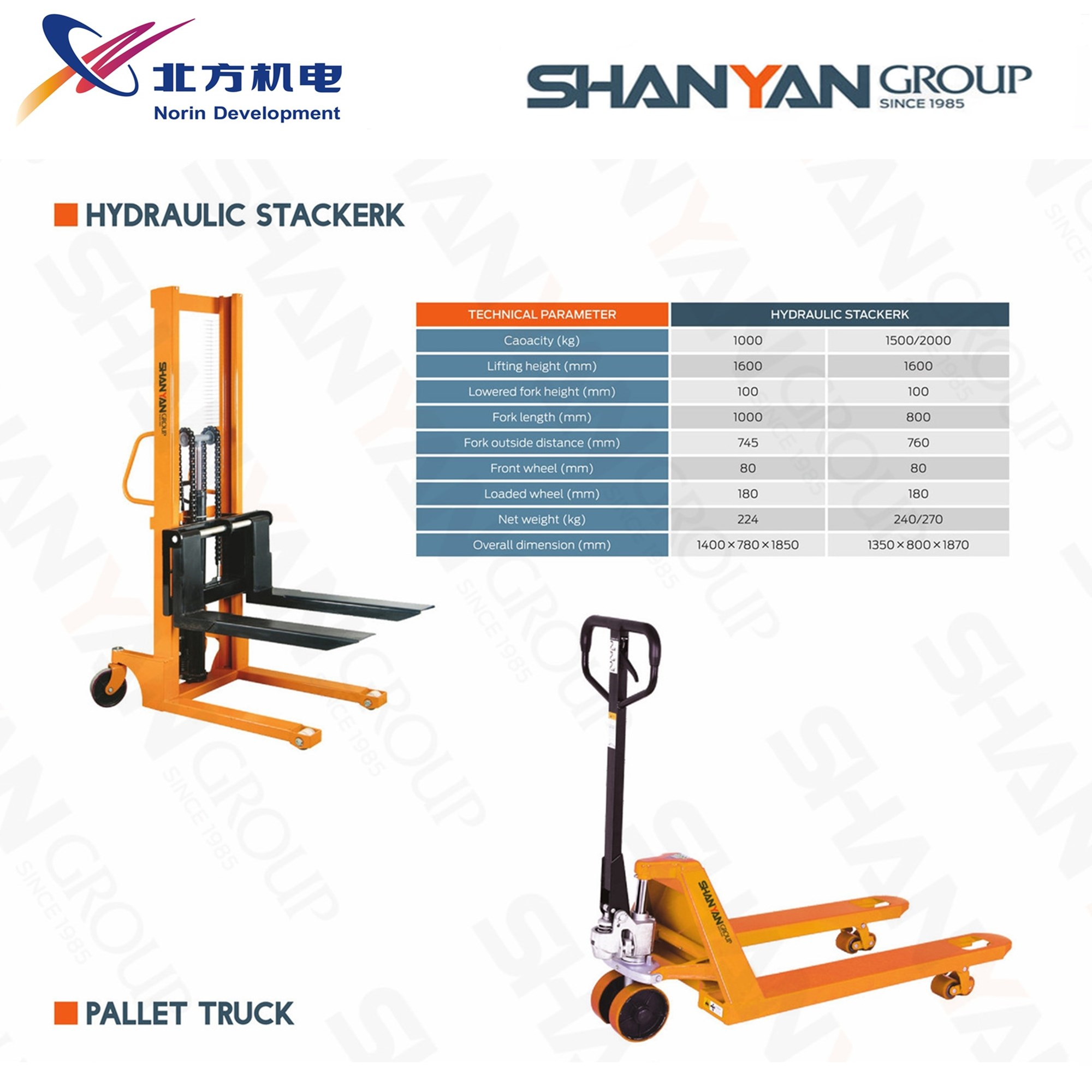 hydraulic stacker