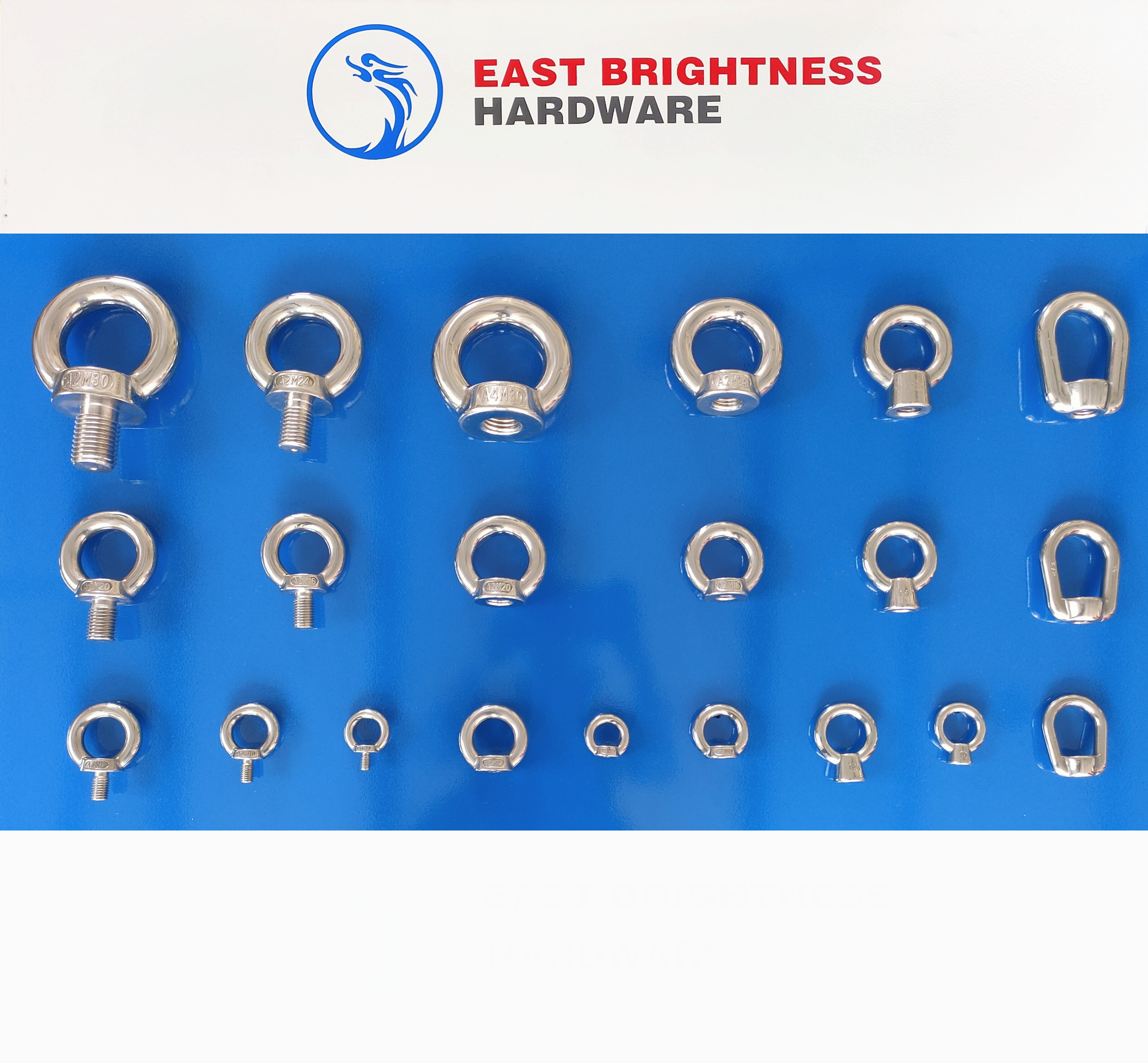 Stainless Steel Eye Bolt Type B Din444 Eye Bolt Din580 Eye Nut Din582 Type