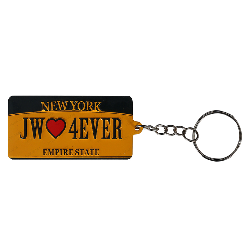 Wholesale Custom Souvenir Promotion Design Printed 3d embossed Aluminum TIN Metal Keychain