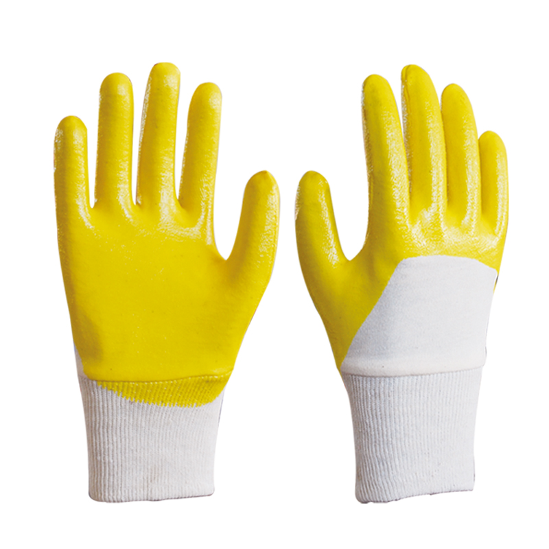 100% cotton nitrile gloves