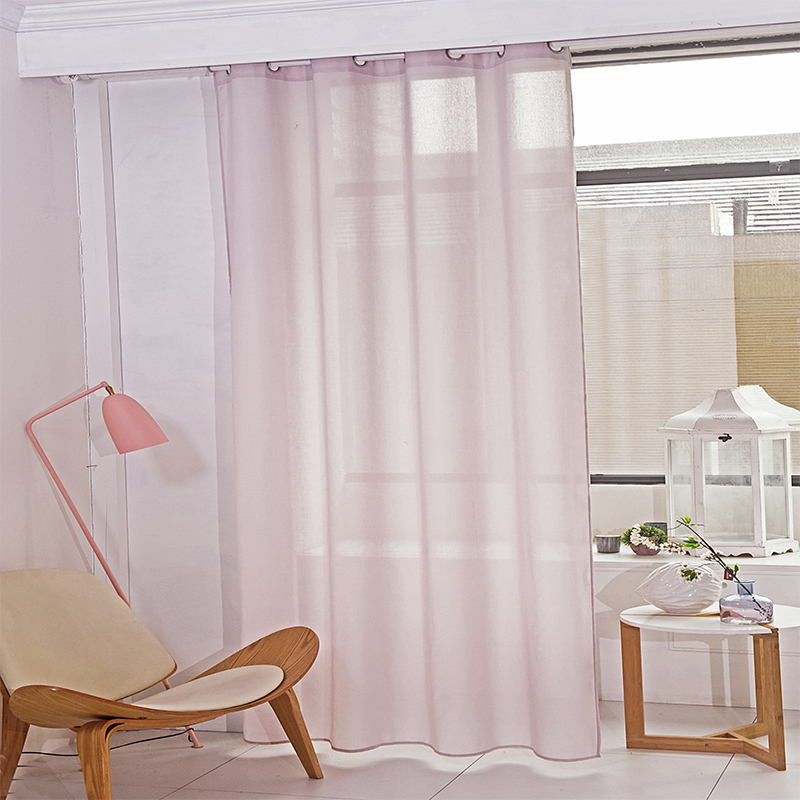 CURTAIN B7261 Cotton fabric solid curtain for living room bedroom home window