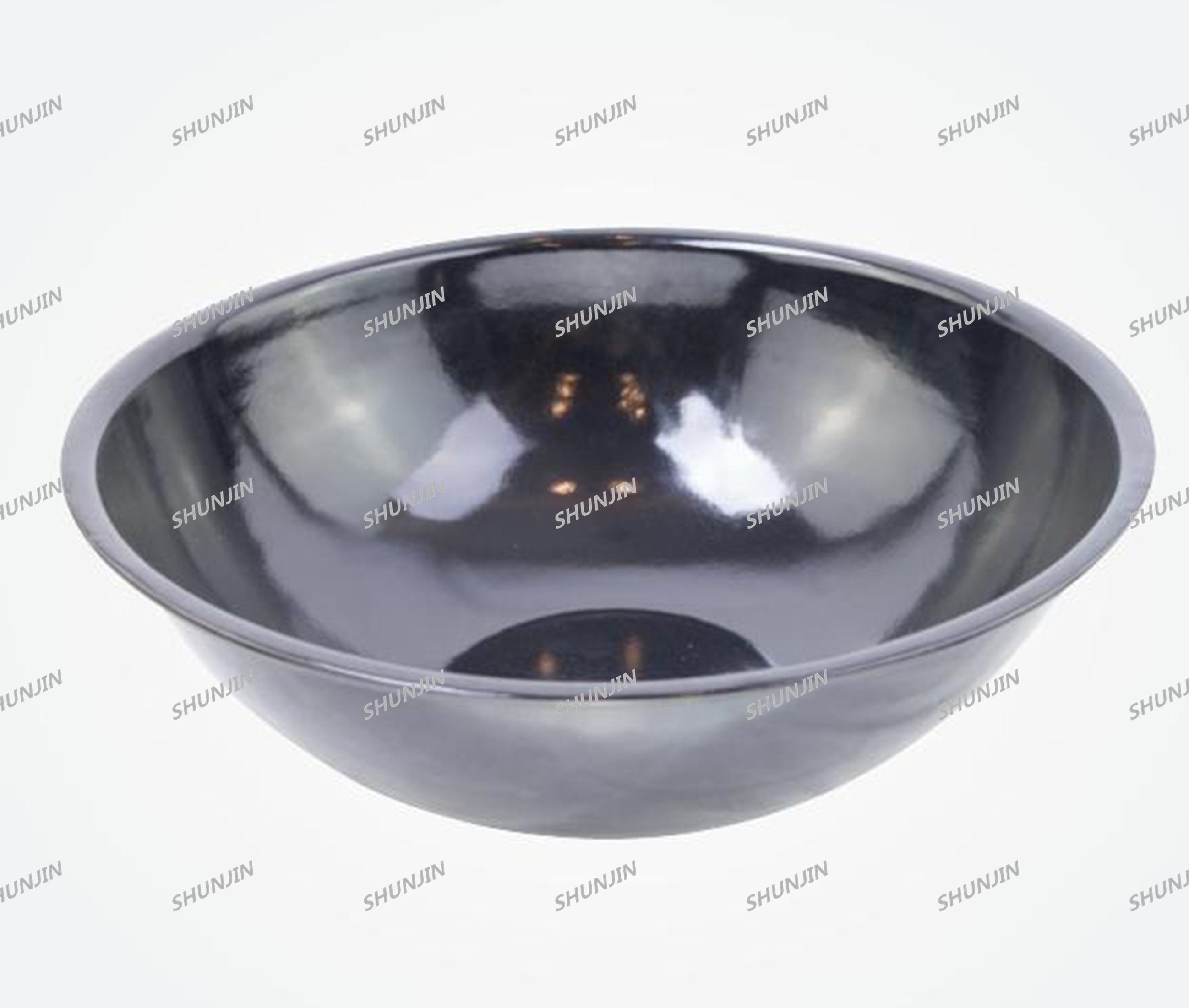 enamel black basin