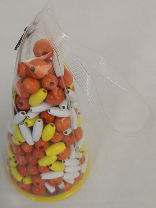 wooden beads bag