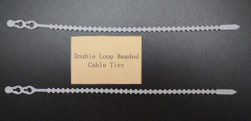 Double Loop Beaded Cable Ties