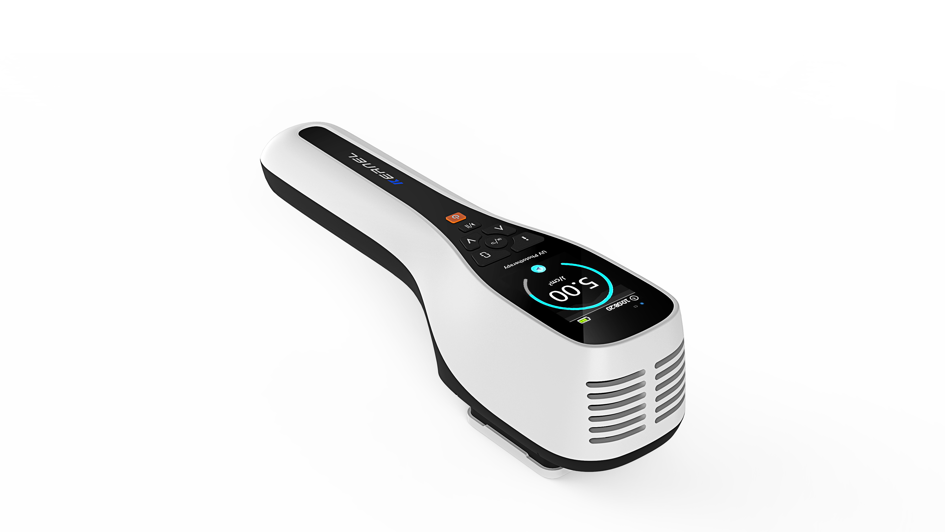 Hand-held home use excimer 308 UV phototherapy