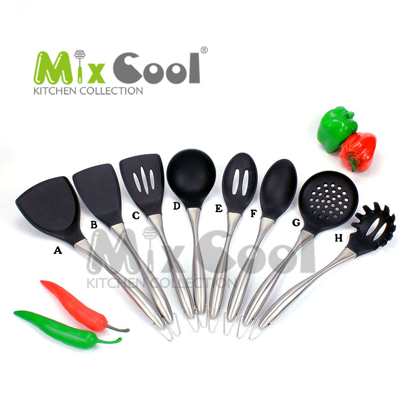 8pcs silicone kitchen tools set