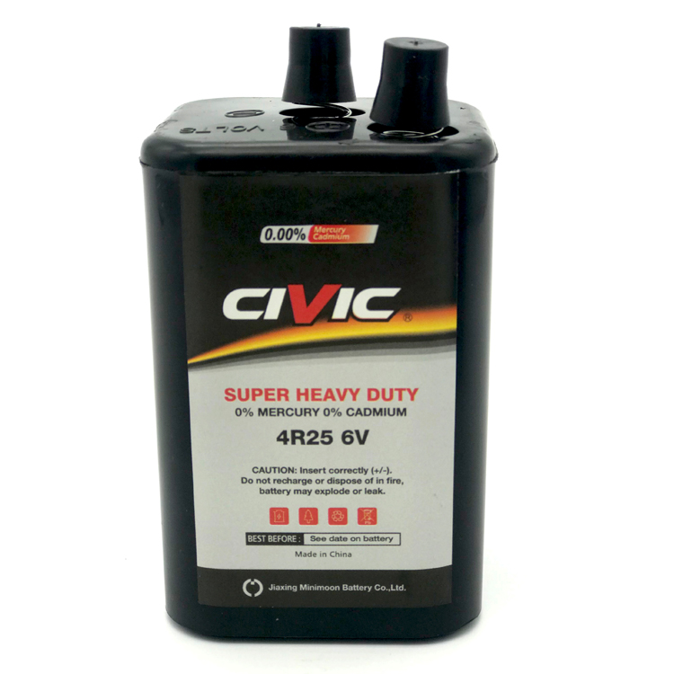 Dry Battery / Zinc Carbon Battery 4r25 6v Large Capacity