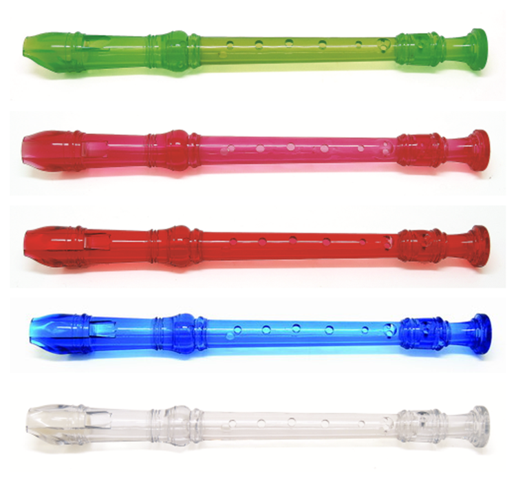 8 hole AS transparent German style recorder flute