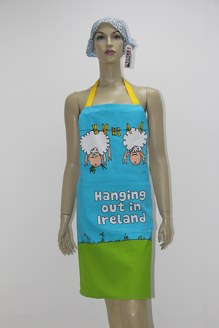 cartoon apron,cotton cartoon apron,cartoon