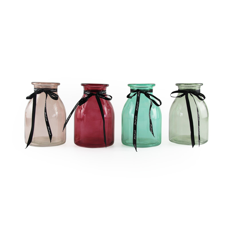 sprayed glass vase