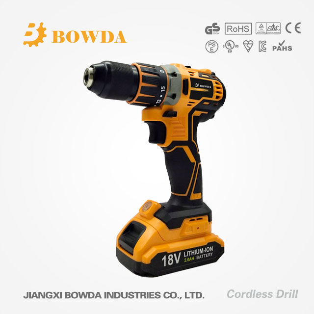 18V/20V Brushless Cordless Drill Lithium Li-ion