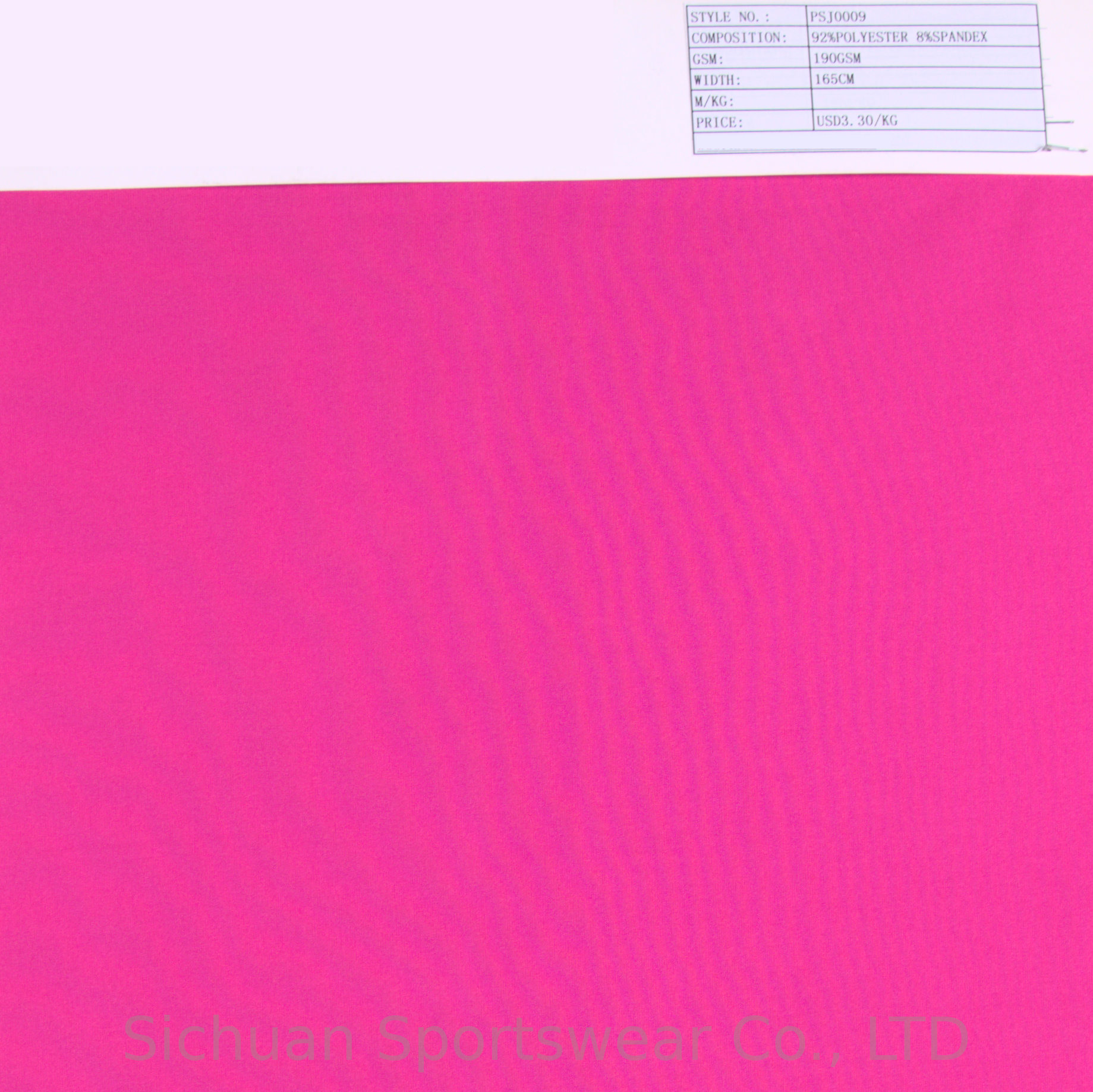 Sportswear Jersey Fabric