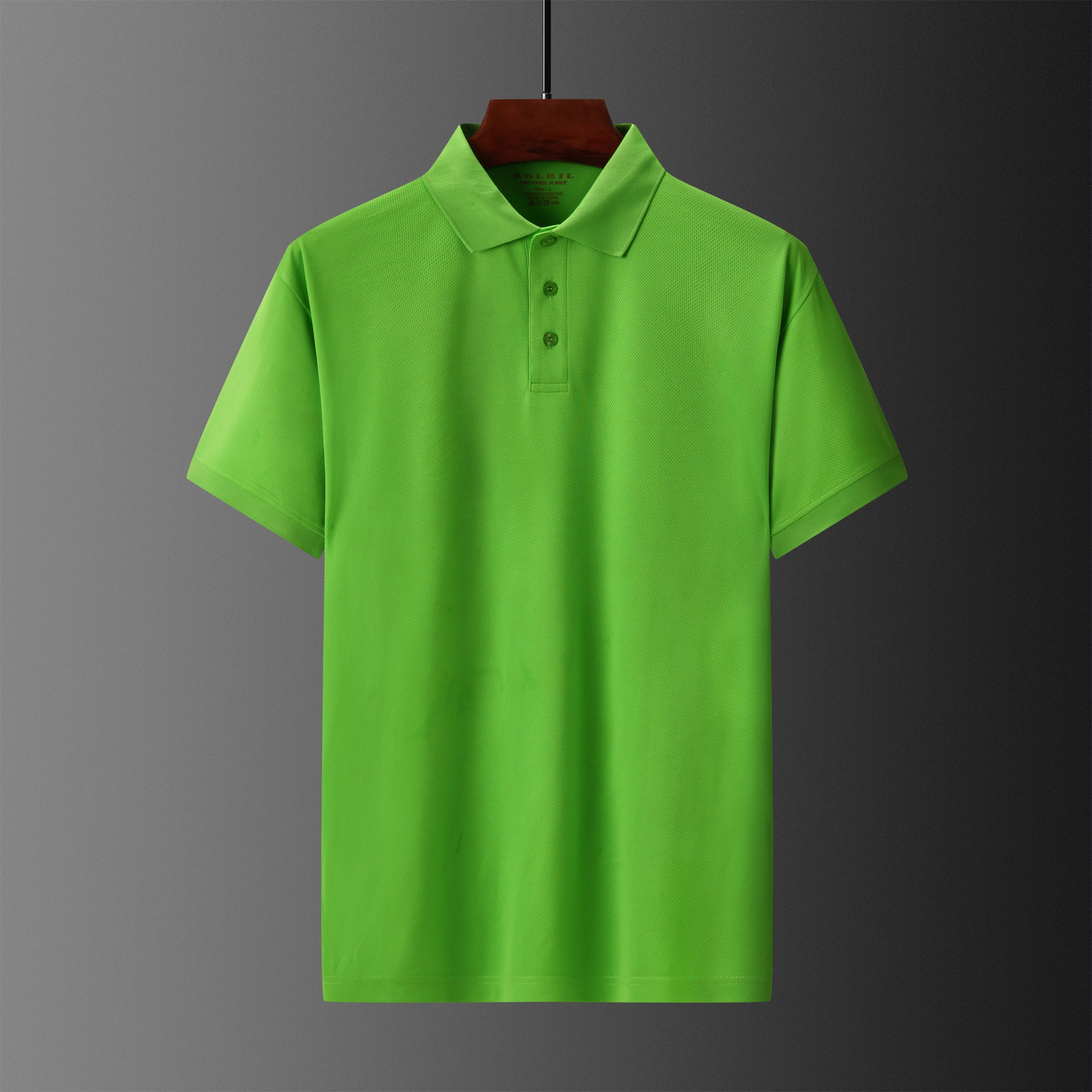 Men's short sleeve polo shirt, cool dry