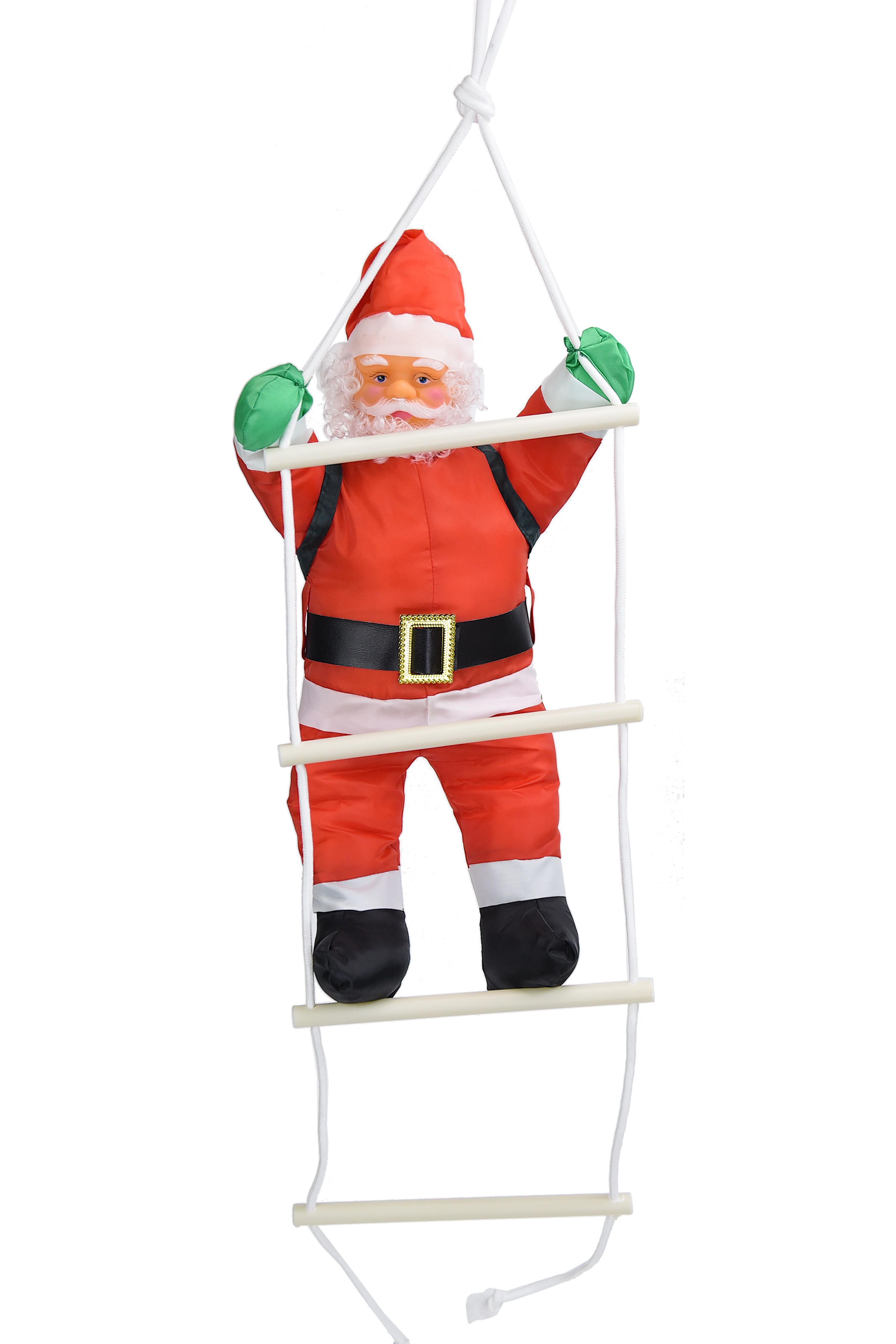 Classic hanging santa claus