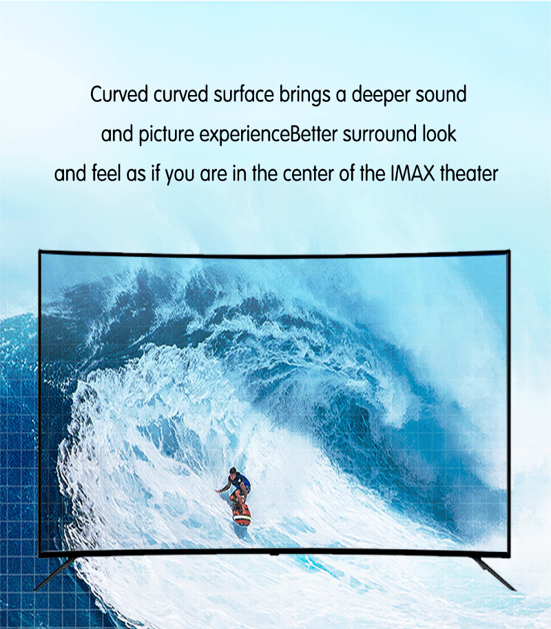 65"curved LED TV