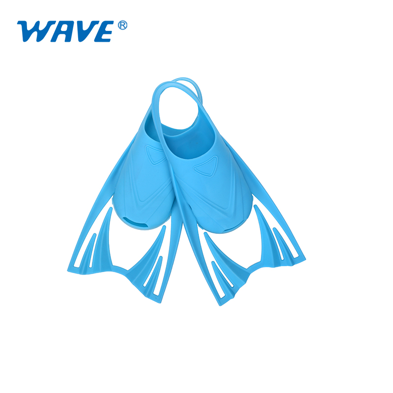 Quality safety adjustable kids colorful swim fin