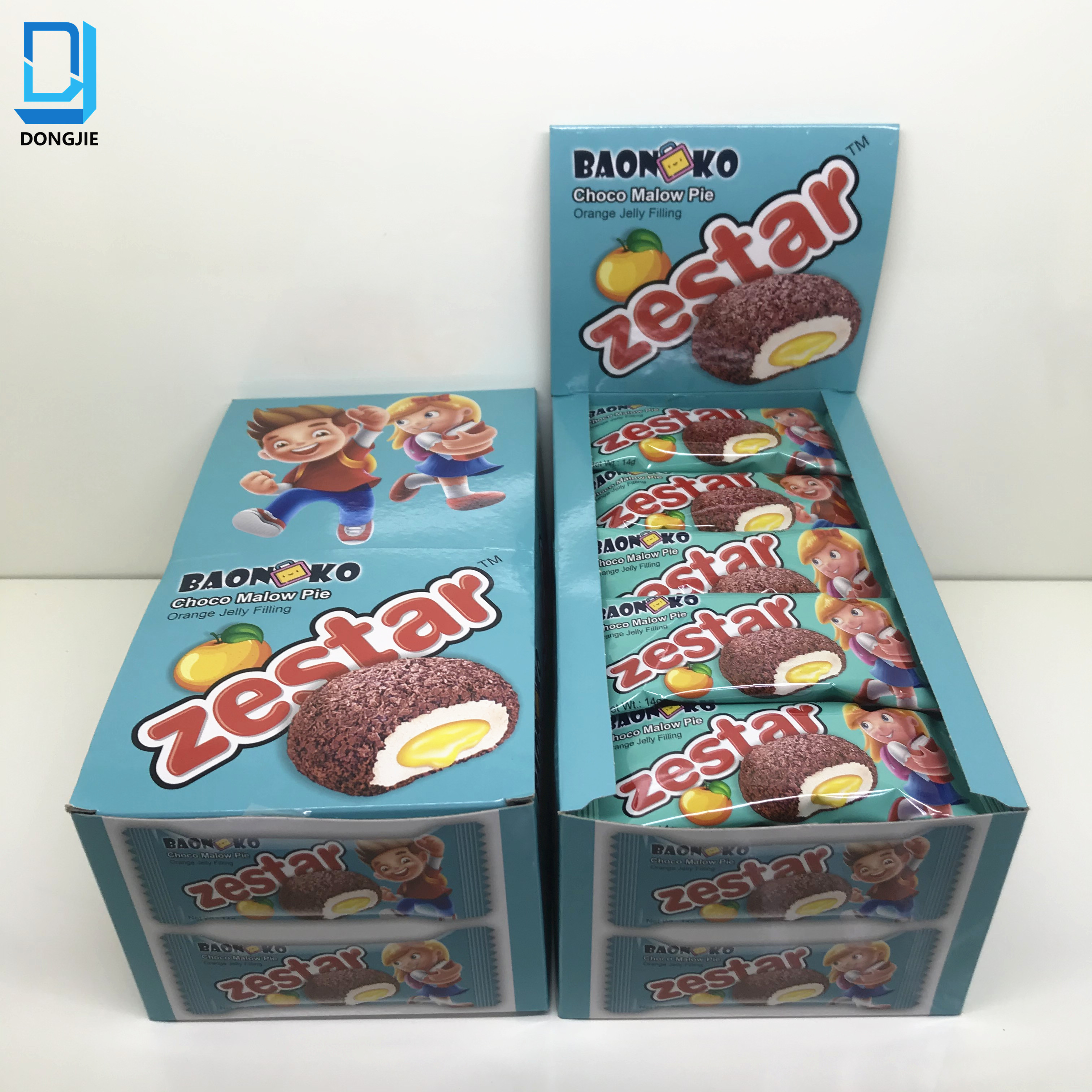 *choco Marshmallow (Orange Jelly Filling)