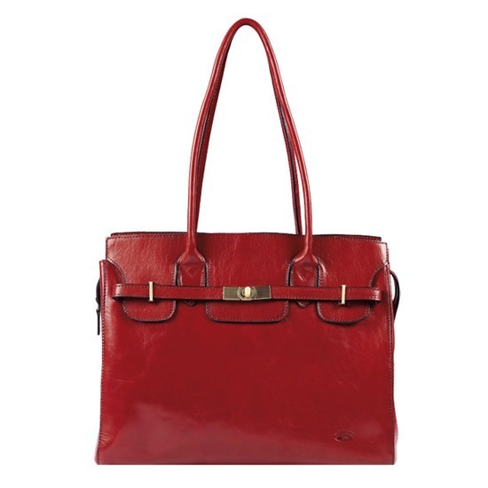 Leather handbag