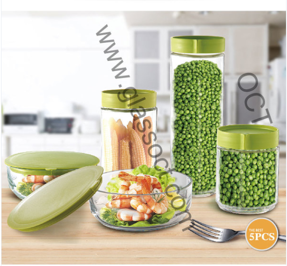 5 pieces canister set
