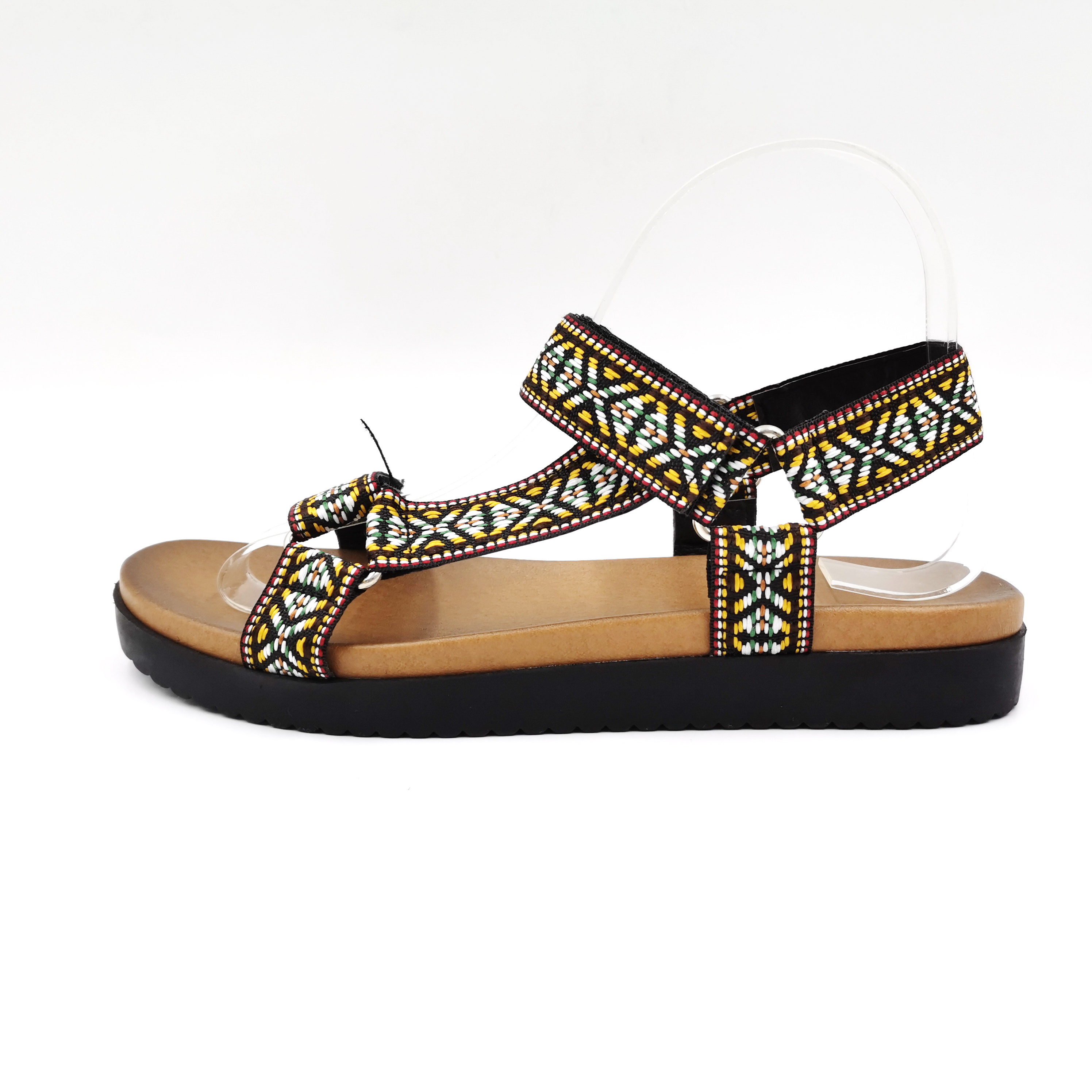 new ladies fashion footbed thick sole sandals