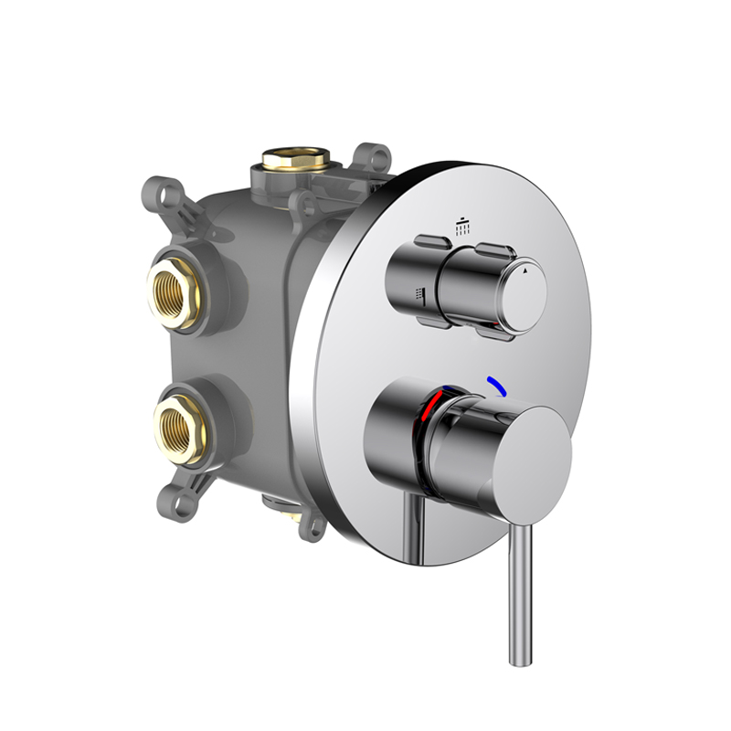 Concealed 3-functions thermostatic bath mixer SD5028-3