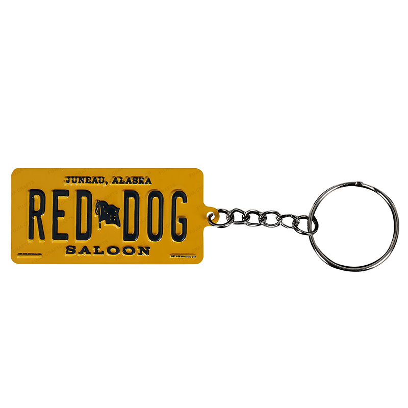 Wholesale Custom Souvenir Home Decor Promotion Design Printed 3d embossed Aluminum TIN Metal Keychain