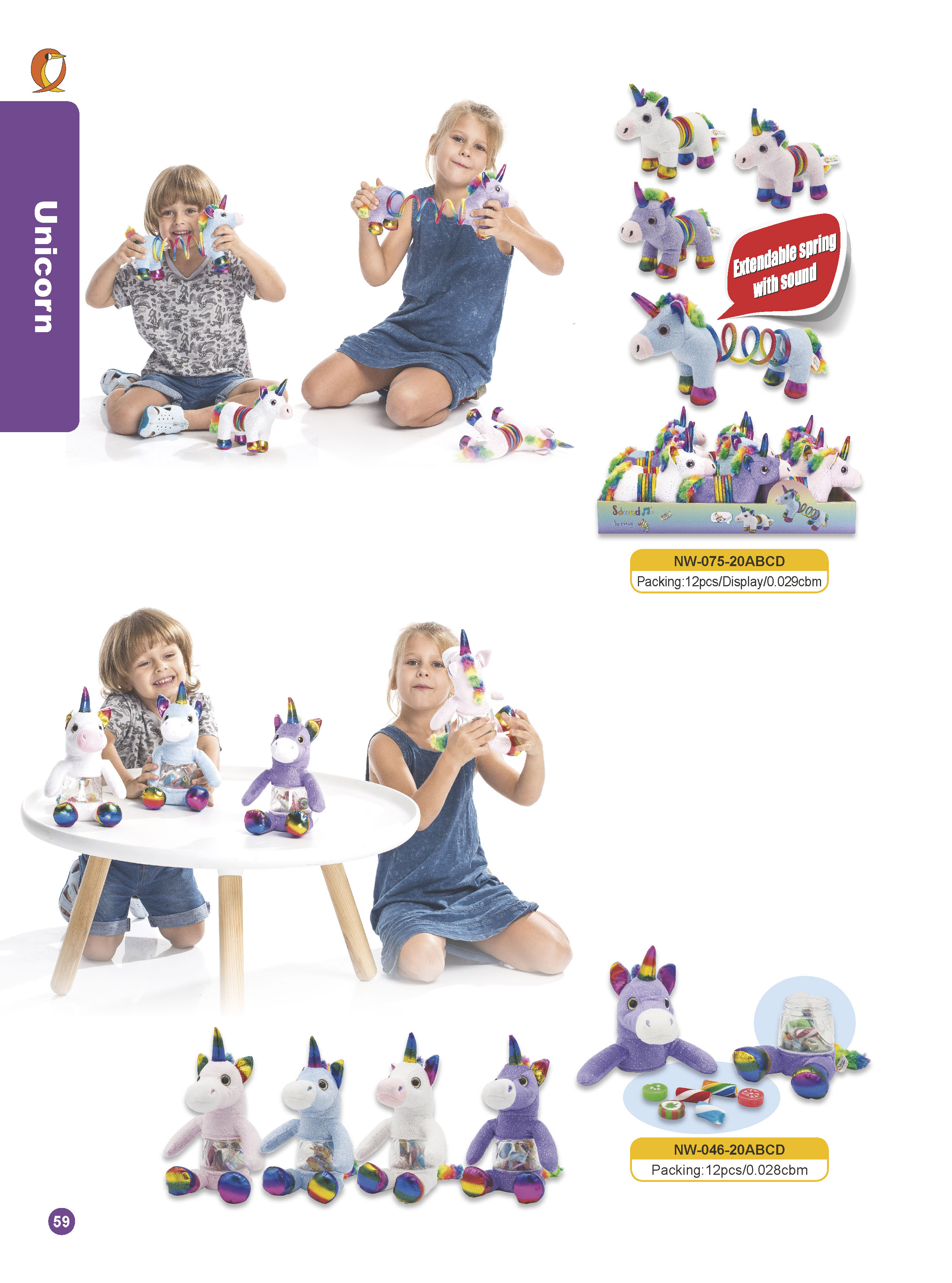 Extendable spring toys