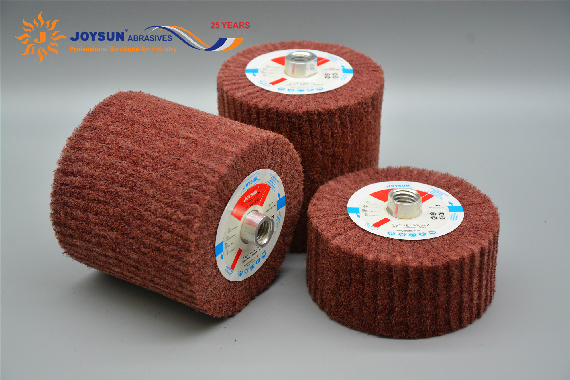 Non-Woven Satin Finish Drums for Angle Grinder