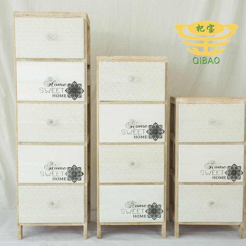 Wooden drawer cabinet