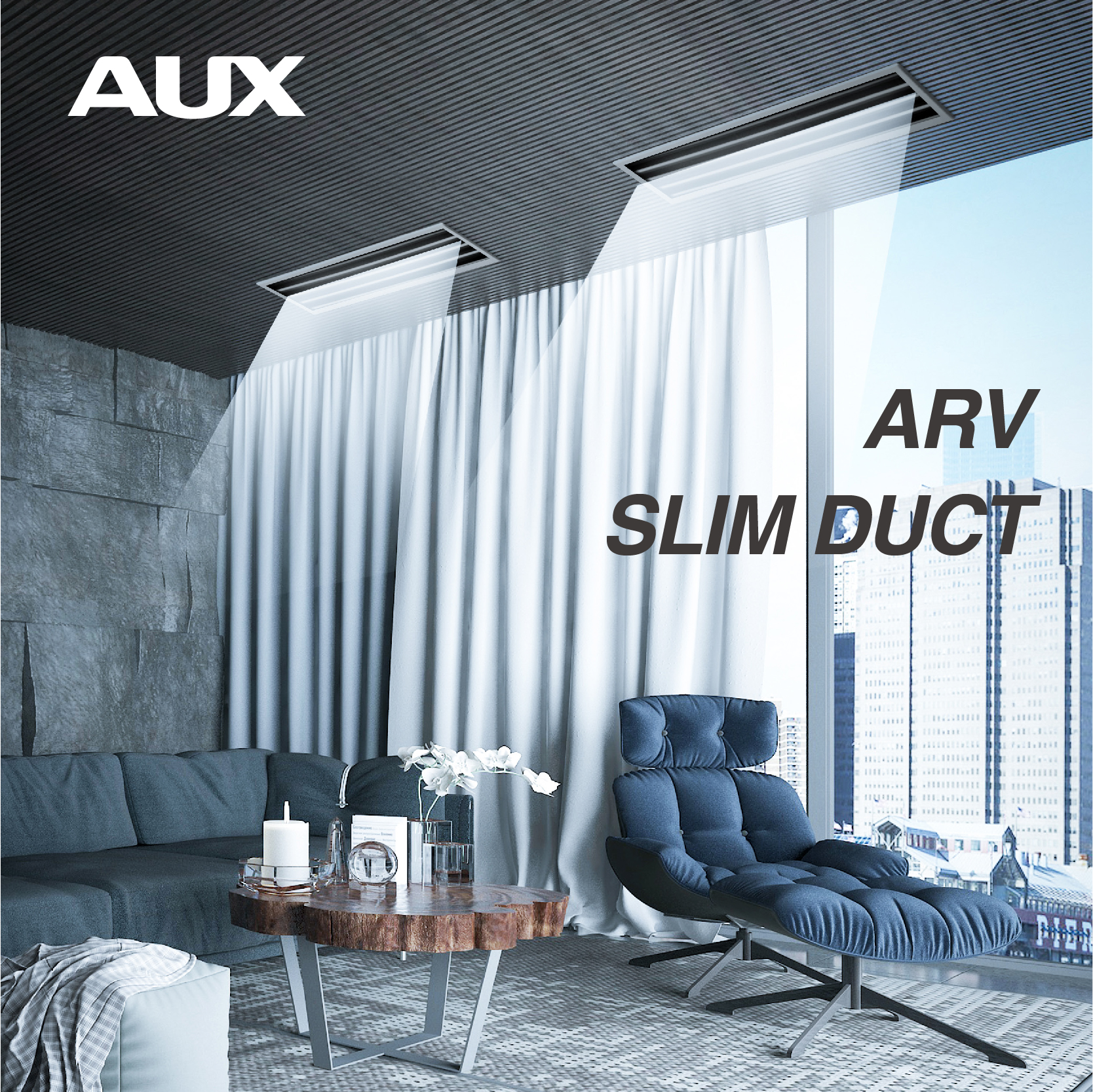 AUX ARV SLIM DUCT Air Conditioner CAC
