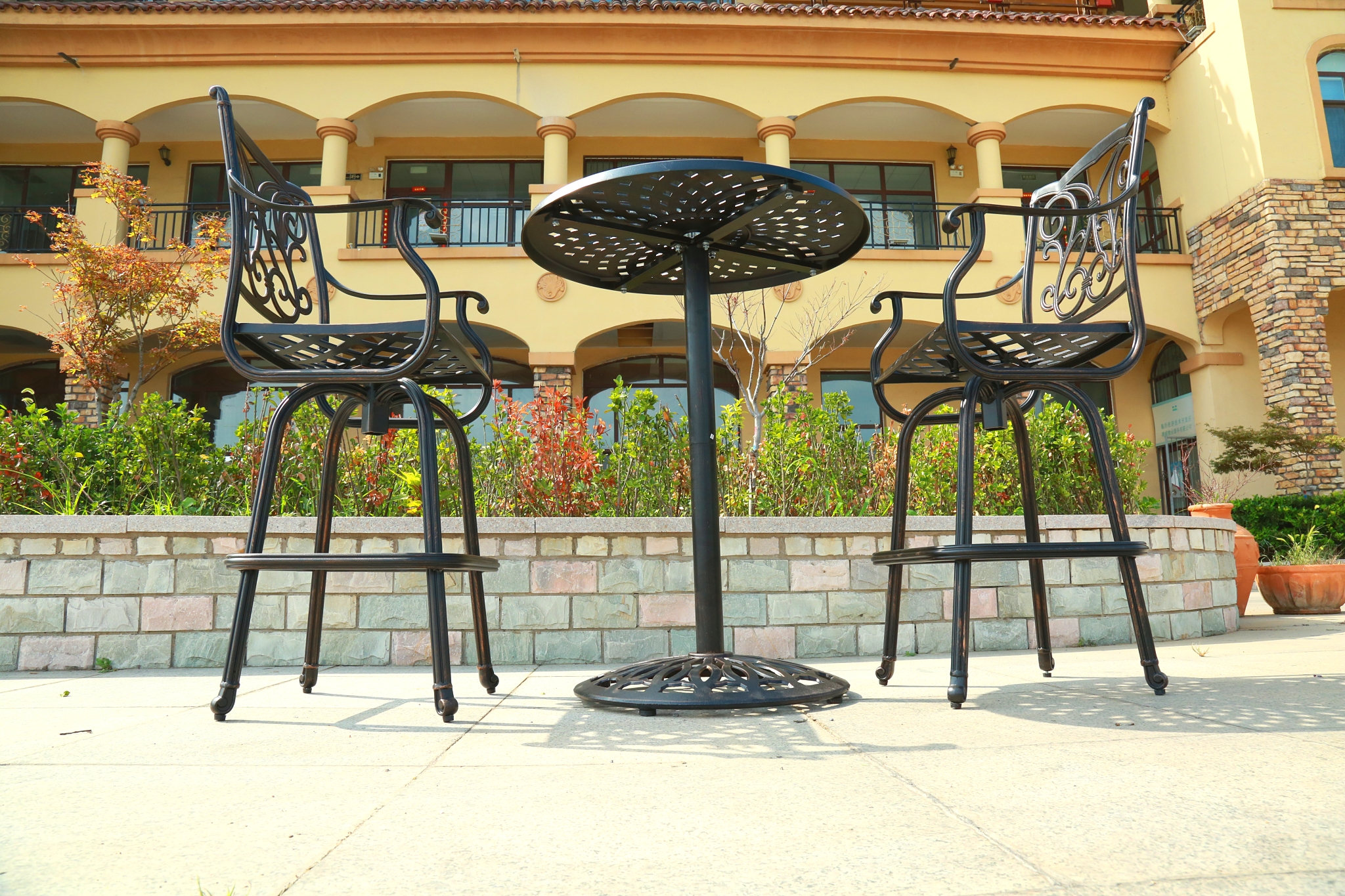 80 knitting bar table + Bauhinia bar chair