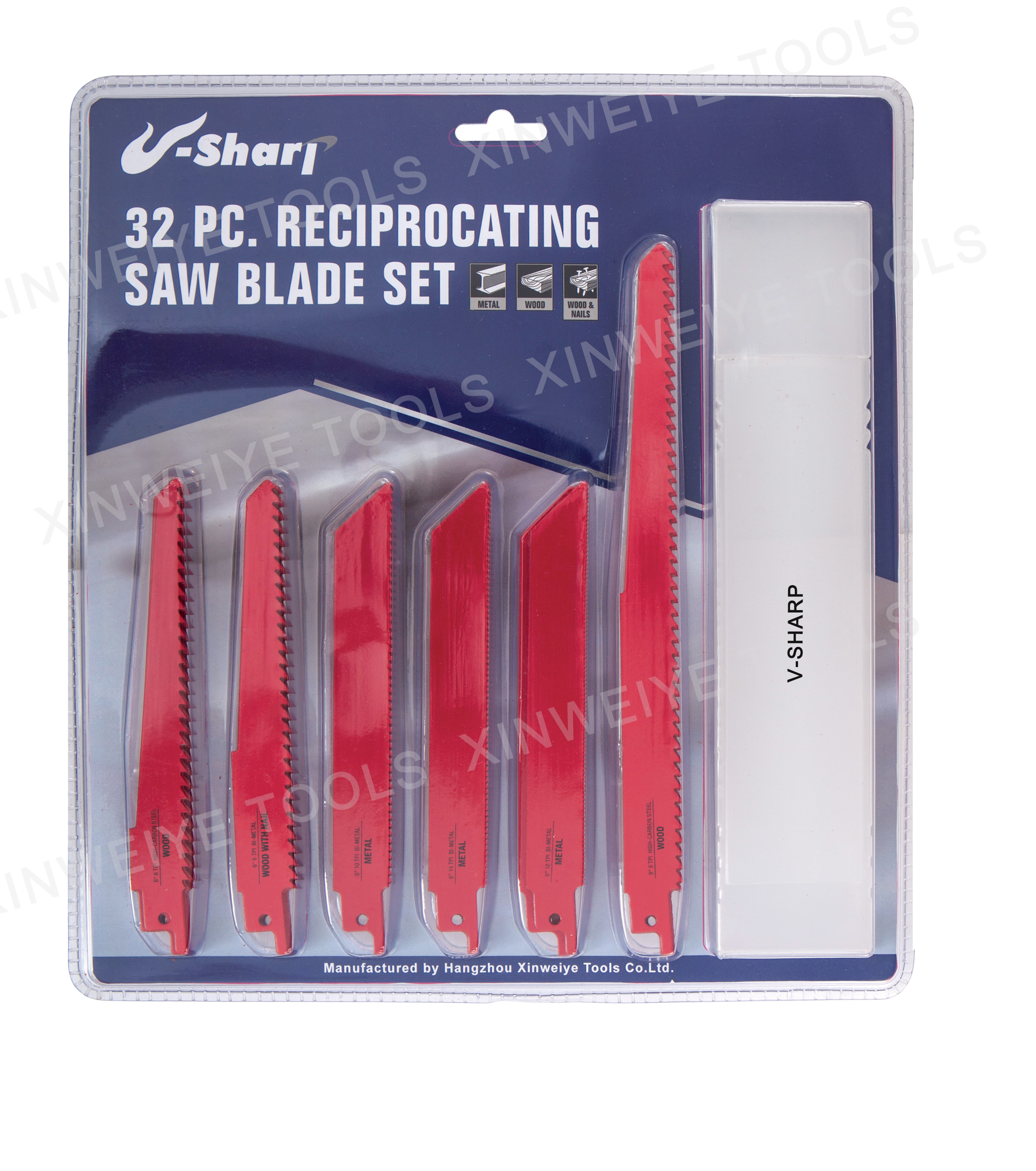 07K007 32pc Reciprocating Saw blades Set