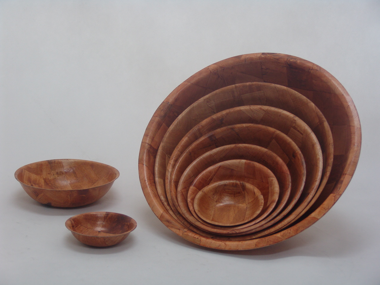 Round Wooden Bowl