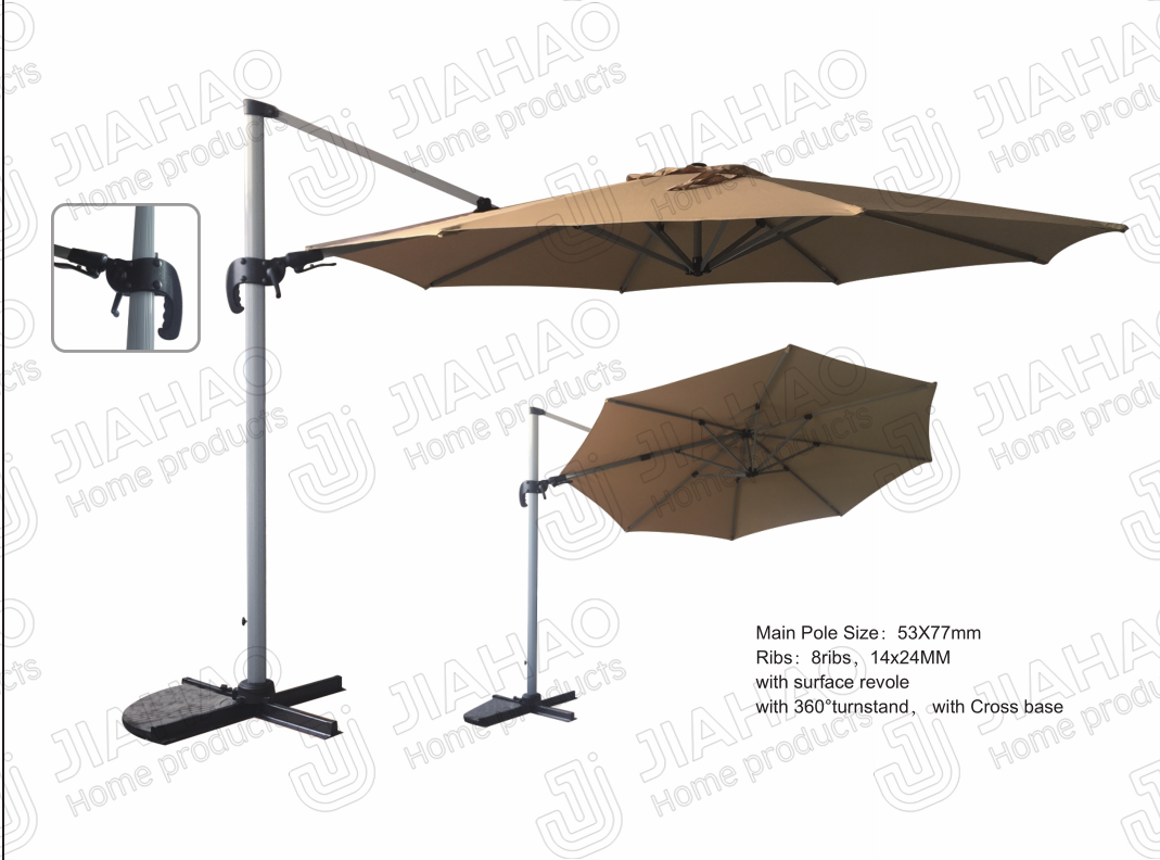 350-8 Rome umbrella with surface revole