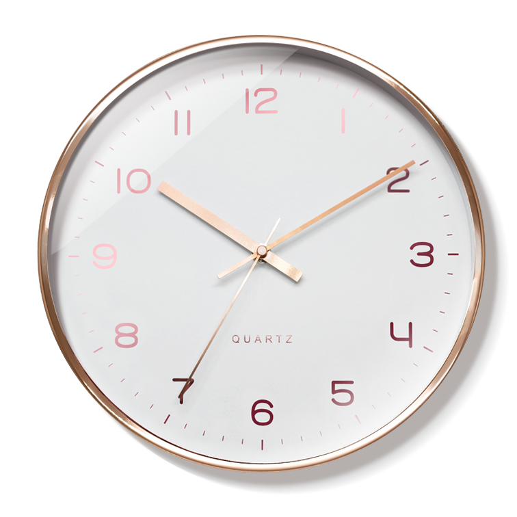 Metal wall clock