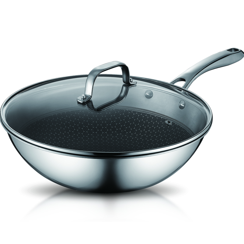 ASD Eclipse Stainless steel 30cm wok